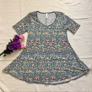 LuLaRoe Perfect T Blue XS